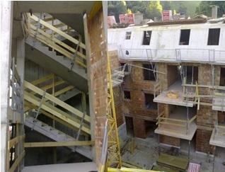 Stiegenhaus/Innenhofansicht